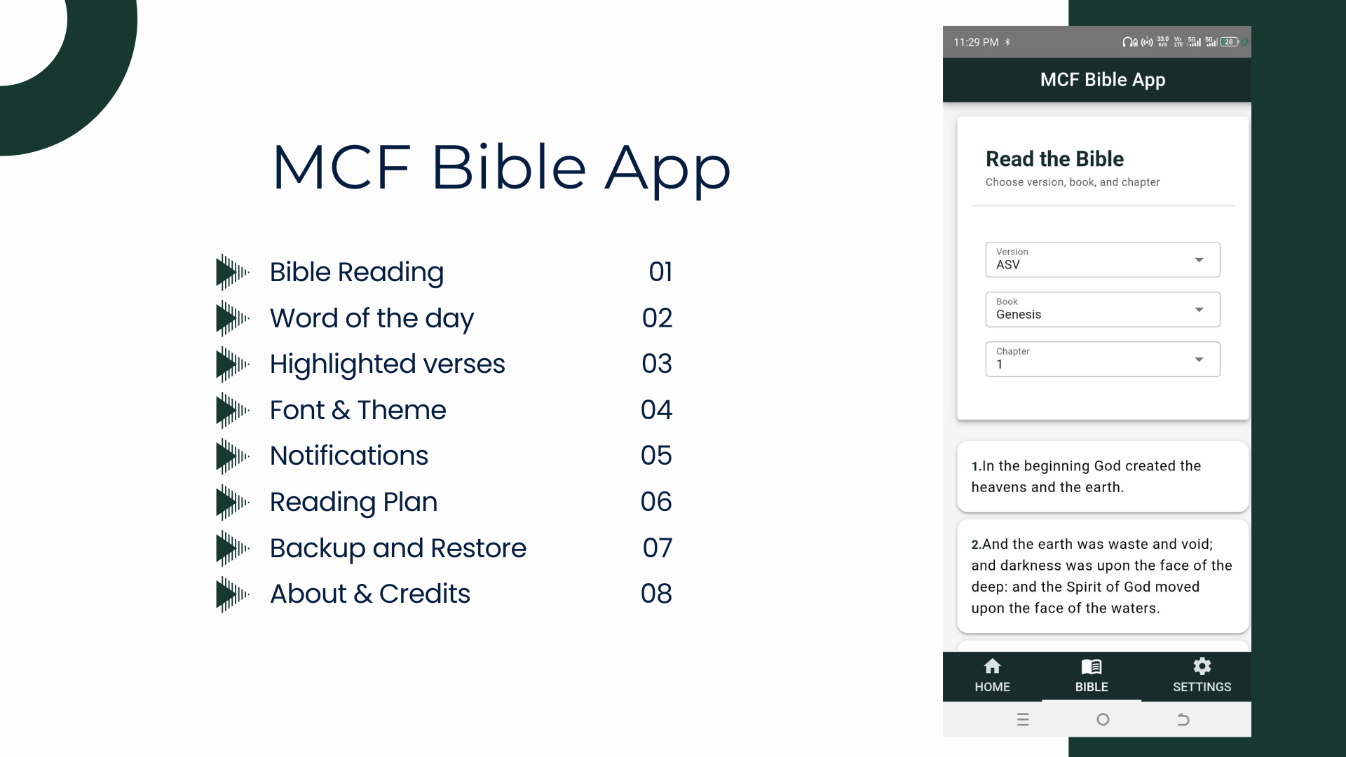Bible App - Android App